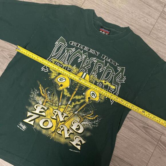 Vintage 1995 Green Bay Packers “End Zone” Lightning Magic Johnson Tee L - Picture 8 of 9